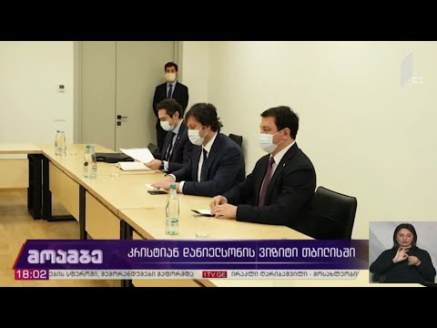 კრისტიან დანიელსონის ვიზიტი თბილისში