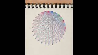 Colorful Pattern drawing - circle beautiful pattern #art #learntodraw #artwork #pattern