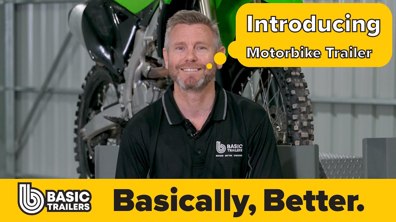 8x5 Motorbike Trailer