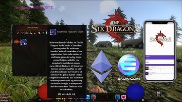 Your Ethereum Wallet inside an RPG - The Six Dragons Early Gameplay Footage