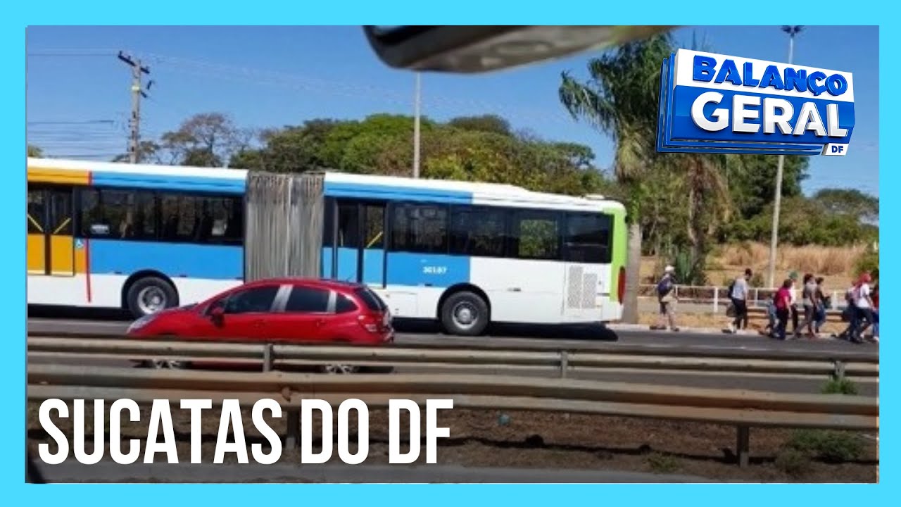 Ônibus articulados velhos do DF são revendidos e rodam em Goiás
