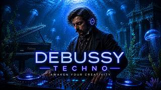 Debussy Techno Mix – Ethereal Piano for Deep Focus &amp; Creativity (1 Hour)