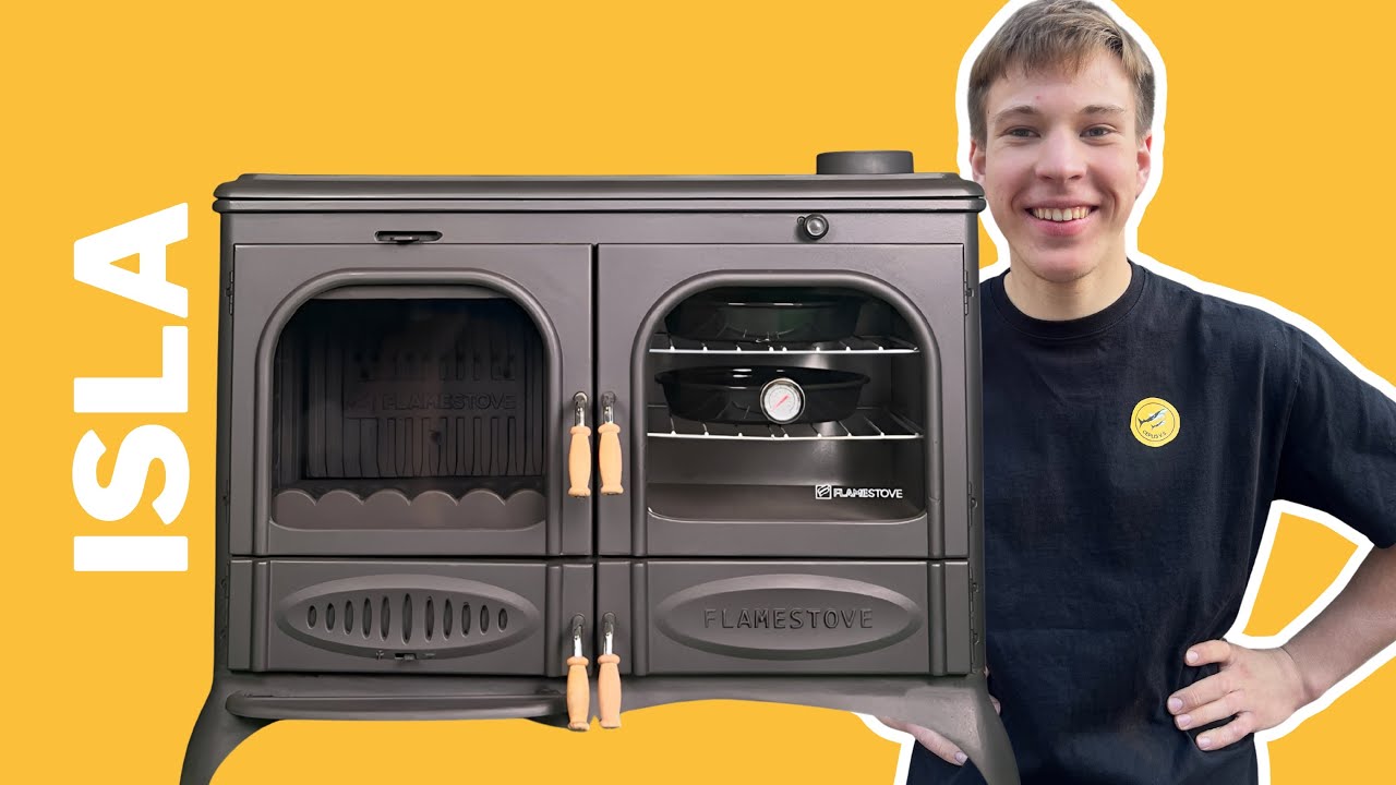 Pilnīga čuguna malkas plīts - ISLA 18kW | CEPLIS.EU