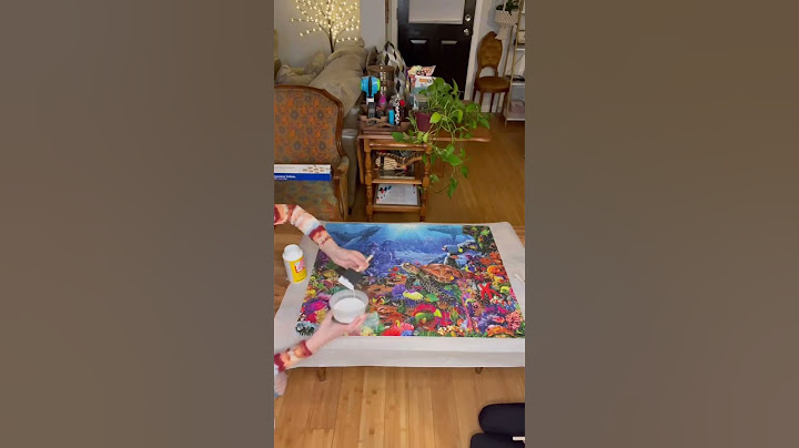 How To Glue A Puzzle