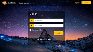 Create Login Form using Bootstrap, HTML and CSS | Transparent Login Form with Background Image by BoostMyTool 2,445 views 5 months ago 8 minutes, 46 seconds