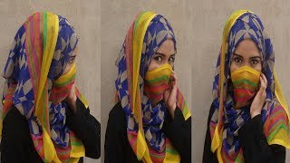 Easy & Simple Summer Hijab & Tight Niqab Style 2018 Irani Hijab Bd