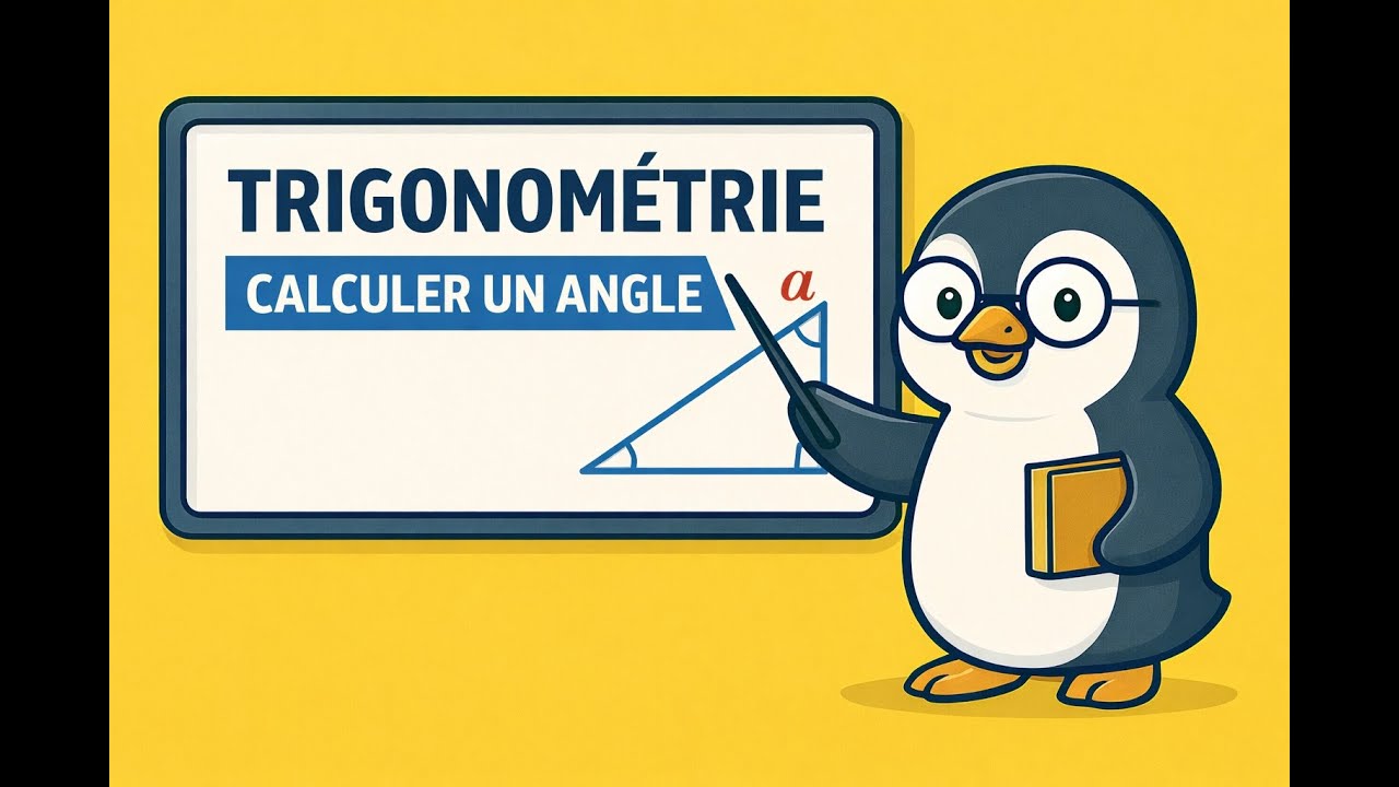Trigonométrie : calculer un angle dans un triangle rectangle