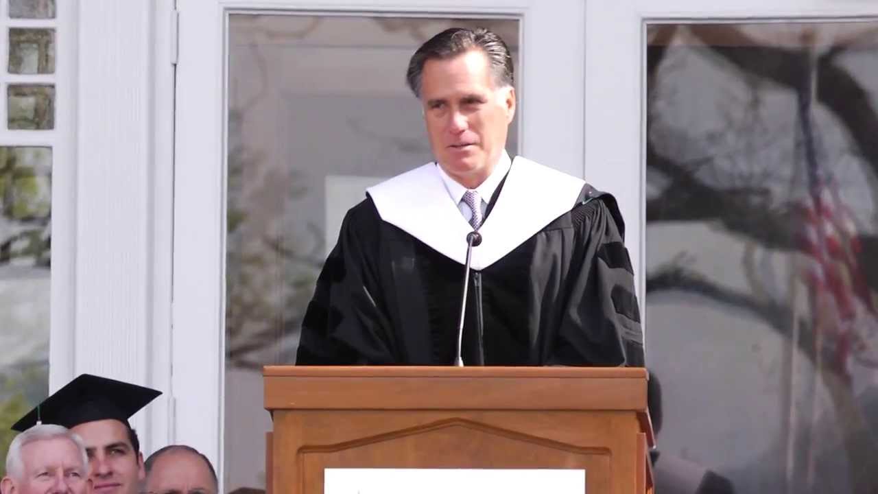 Mitt Romney: Launch Out Into The Deep | Commencement 2013