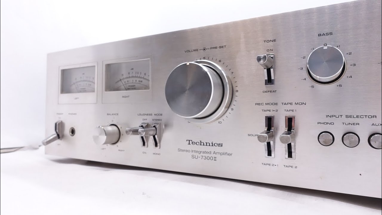 Amplificador Technics SU-7300 MK II - YouTube
