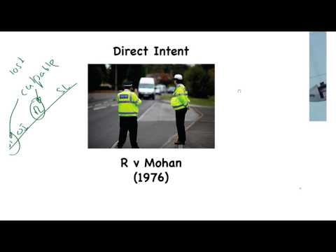 Video: Indirektna namjera: primjeri zločina