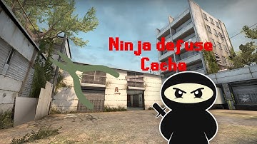 How to do ninja defuse on Cache [CS:GO]