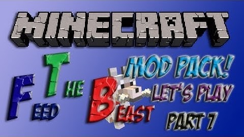 Minecraft Feed the Beast Mod Pack - Ep. 7 Bees and Frozen Comb