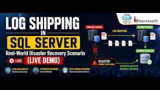 Log Shipping in SQL Server – Real-World Disaster Recovery Scenario (Live Demo) #sqldba