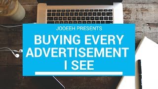 Buying Every Advertisement I See! (UK Edition) NOT CLICKBAIT