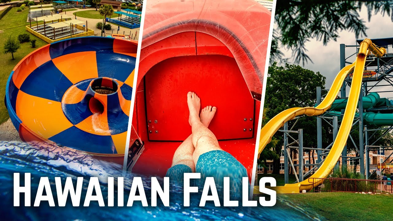 Hawaiian Falls All Water Slides At All Parks Pov Youtube