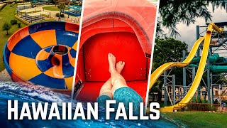 Hawaiian Falls - ALL Water Slides at ALL Parks POV!