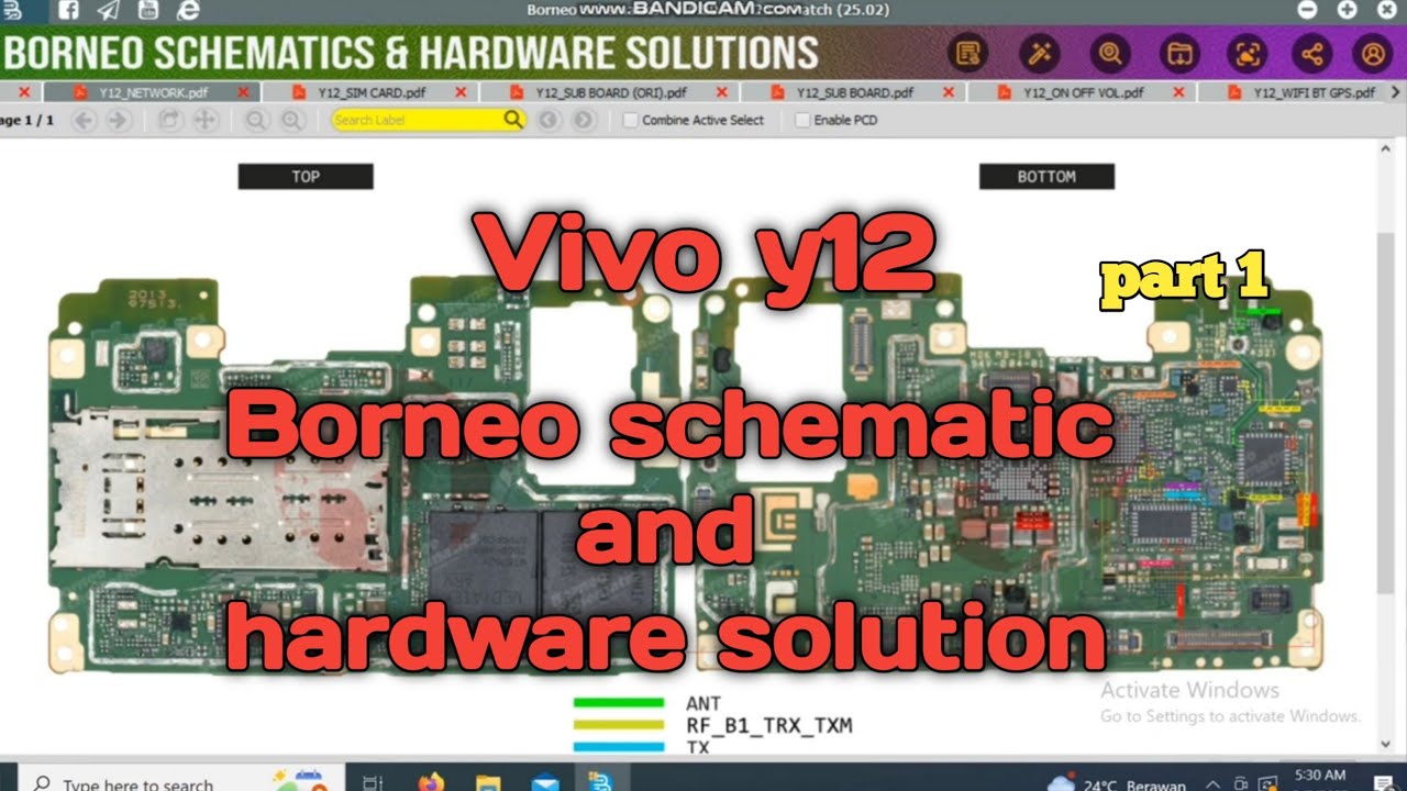 jalur vivo y12 borneo schematic and hardware solution ‼️ part1 - YouTube