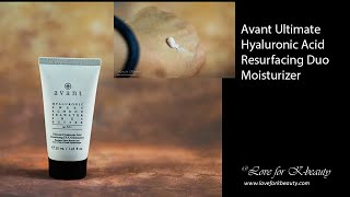 avant hyaluronic moisturizer