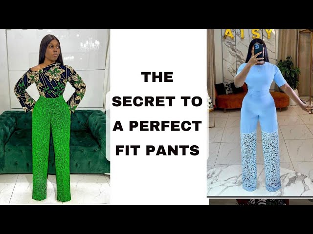 How To Sew A Perfect Fit Female Trouser/pants