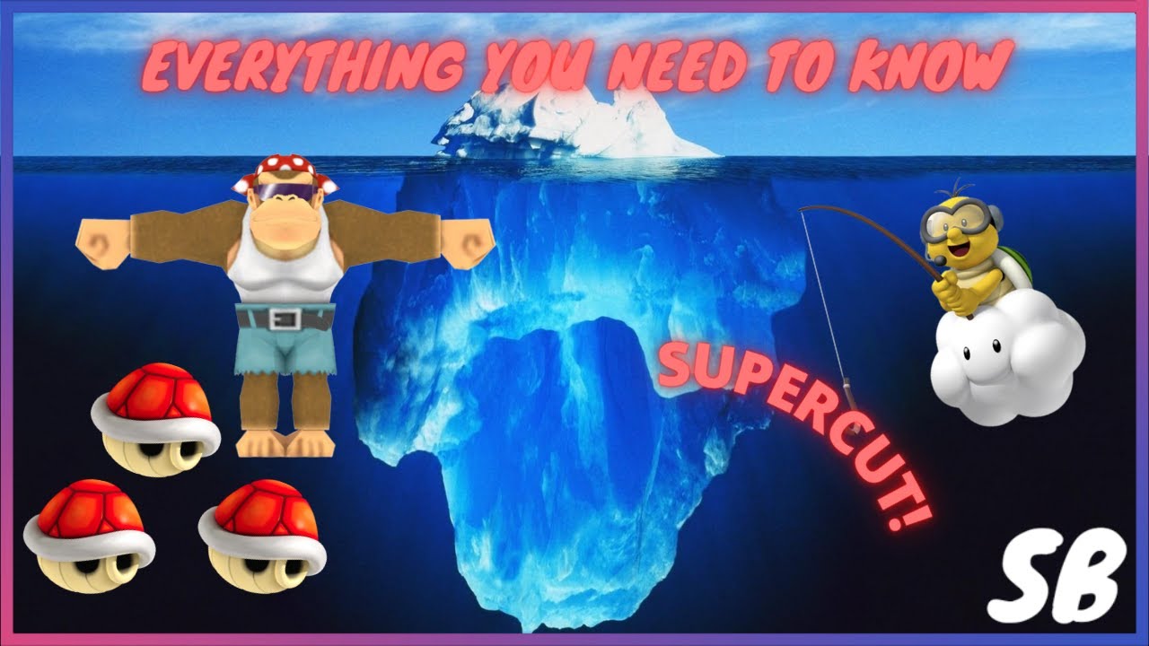 THE MARIOKART WII ICEBERG, Explained SUPERCUT EDITION YouTube
