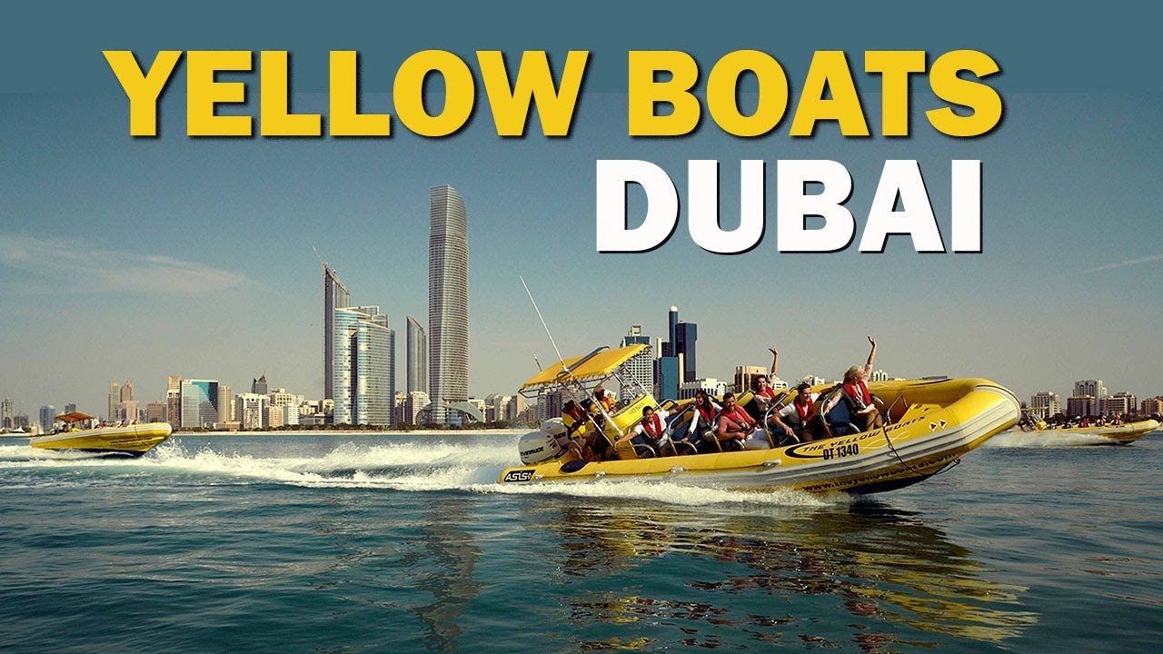 Explore Dubai's Coastline with Yellow Boats | Aan Tourism