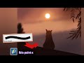 Sunset Painting For Beginners | ibisPaintx | Tutorial