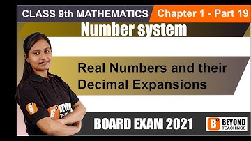 Real Numbers and their Decimal Expansions Class 9th maths Number system part 19