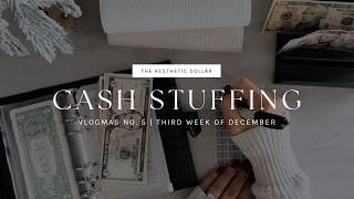 Cash Stuffing | $975 | Vlogmas No. 5 | Jeulia Jewelry Unboxing | Dave Ramsey Inspired