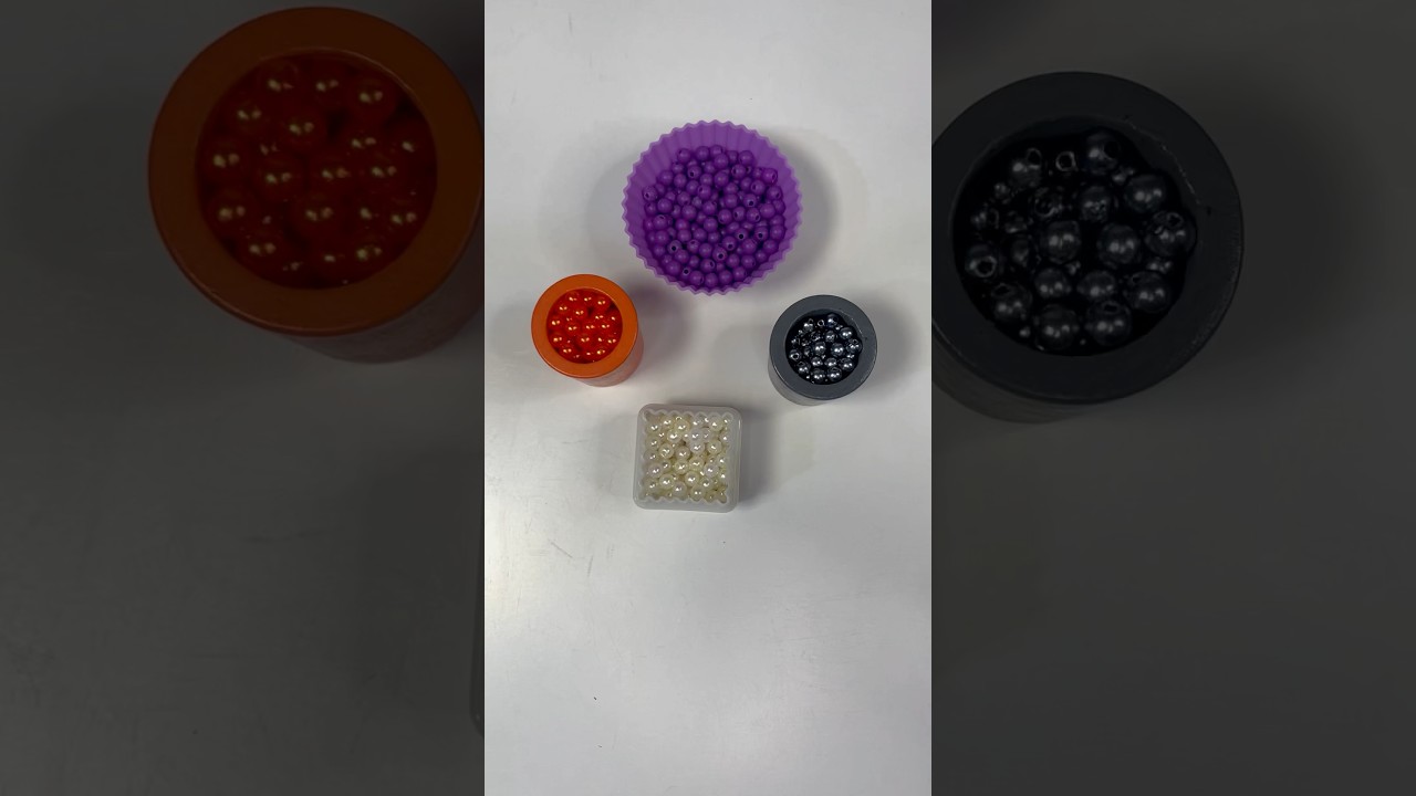 Satisfying Colorful Beads Sorting Asmr😞 