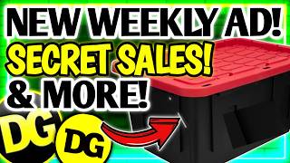 🔥STARTS NOW! SECRET SALES! EARLY DG WEEKLY AD PREVIEW! DOLLAR GENERAL COUPONING THIS WEEK!