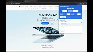 Chrome extension to set timer and extract all links