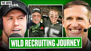 Drew Brees On How He Ended Up At Purdue For College Football Career | Bussin' With The Boys