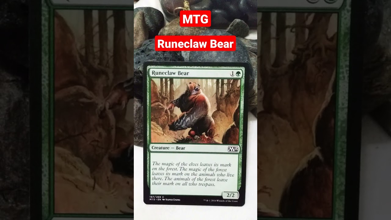 MTG Runeclaw Bear,