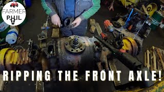 MASSEY FERGUSON 1200 RESTORATION | FRONT AXLE RIPPING & TRIP TO CONATY'S TO HUNT FOR PARTS
