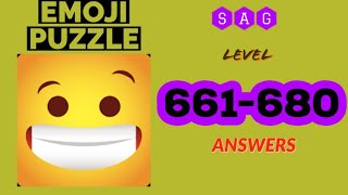 Emoji Puzzle level 661 662 663 664 665 666 667 668 669 670 671 672 673 674 675 6