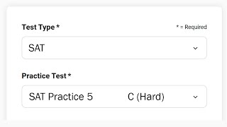 SAT Practice Test 5C (Hard Difficulty) Speedrun