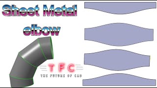CATIA V5 Sheet Metal Elbow 3D Modeling Tutorial: Creating Precise Elbow Components for Ductwork.