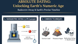 التأريخ المطلق أو الرقمي (Numeric/Absolute Dating) .. ساعة الأرض الخفية كيف نقيس عمر الماضي؟