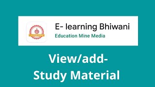 How to add/ view Study Material in app screenshot 5