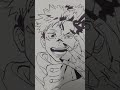 ✨️Hand-drawn Anime Art ✨️ the king of curses made with pen and lots of patience 🎨#anime #sukuna