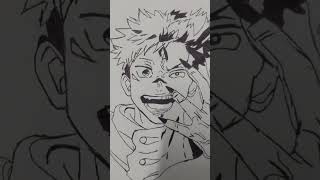 ✨️Hand-drawn Anime Art ✨️ the king of curses made with pen and lots of patience 🎨#anime #sukuna