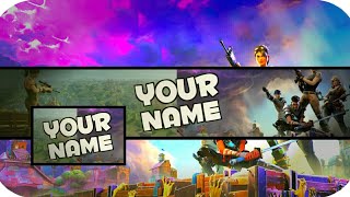 HOW TO MAKE A FORTNITE BANNER EASY! 🔥
