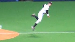 2012.10.05 ホームからライトスタンドにボールを投げ込んだ男