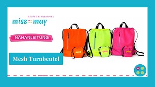 Sewing Tutorial: Mesh Drawstring Bag *with free pattern*