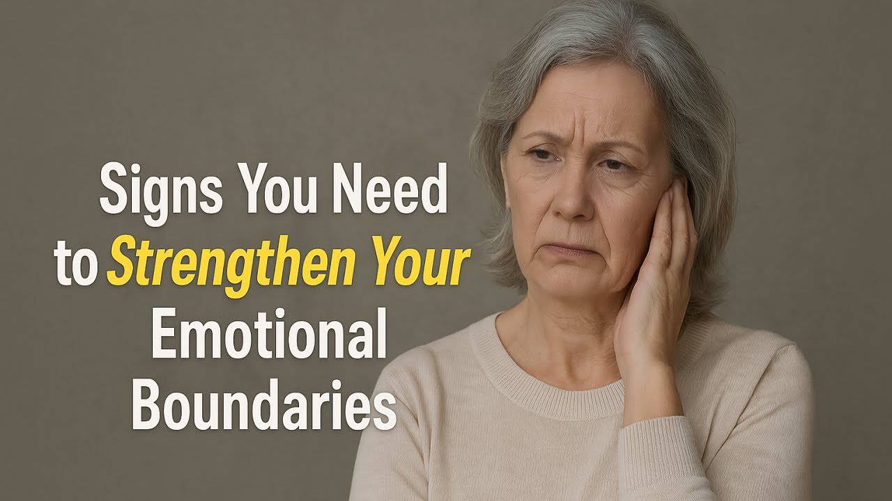 6 Signs You Need to Strengthen Your Emotional Boundaries | Elderly Wisdom 1969