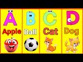 ABC Phonics Song for Toddlers | A for Apple | Nursery Rhymes | ABC Song | Alphabet song for kids