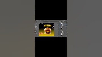 🍔 Delicious Burger Poster Design | Adobe Illustrator Tutorial 🔥#burger