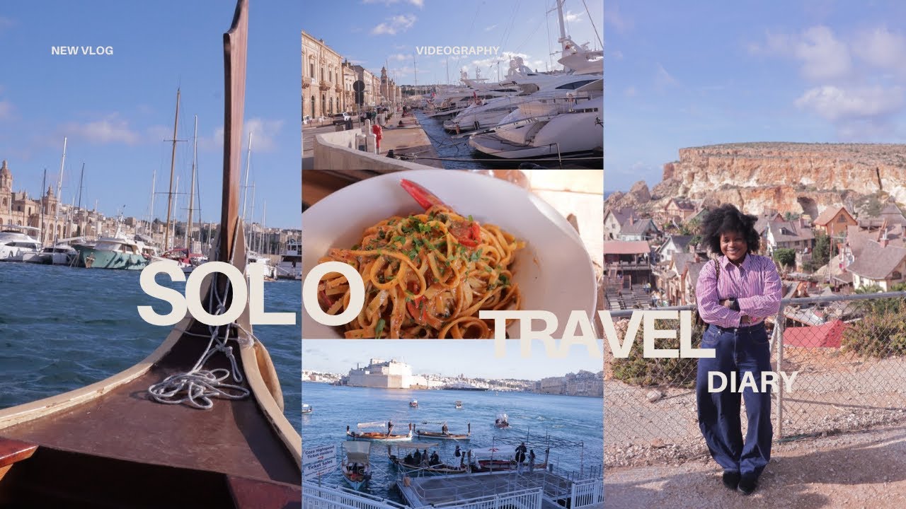 Путешествуя в одиночку по Европе — посетила Мальту, церковь, украшенную золотом, водное такси за ...