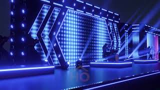 ELECTRIC BLUE ⚡ | 3D Stage Environment Design