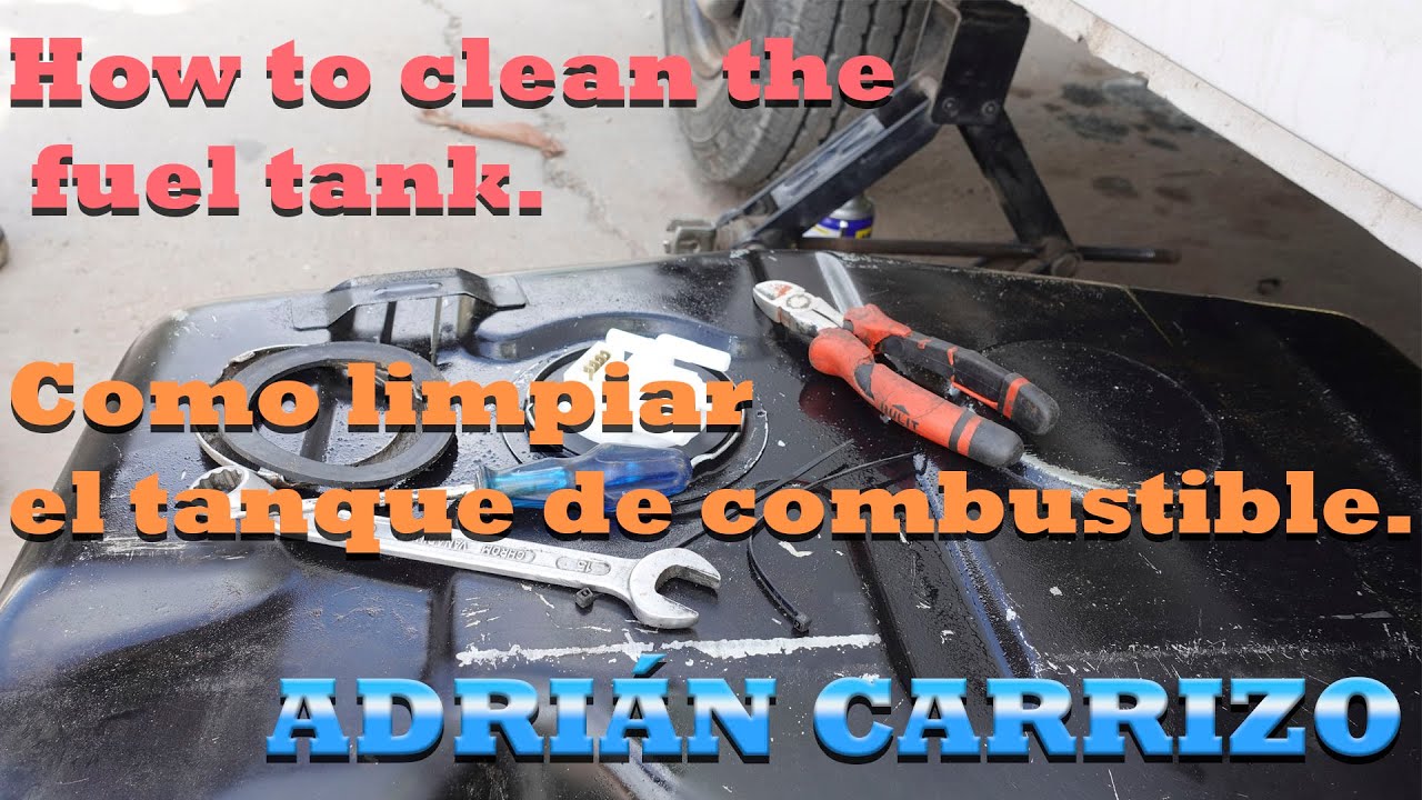 Como limpiar el tanque de combustible - YouTube